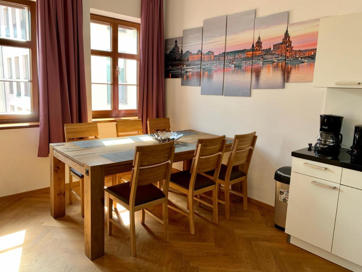 דרזדן Familienapartment An Der Frauenkirche מראה חיצוני תמונה